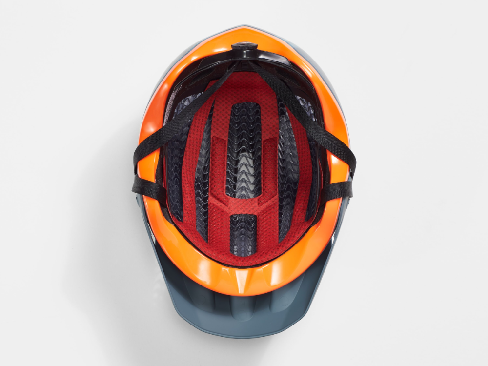 Trek Helm Rally WaveCel S Battleship Blue/Orange CE