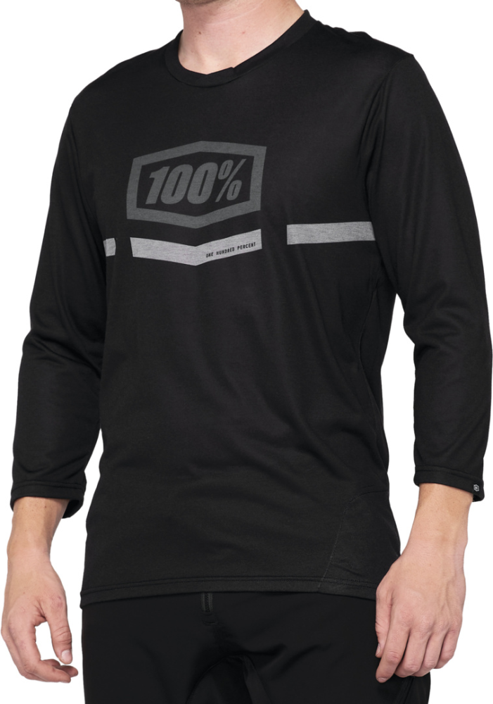 100percent 3/4 Jersey Airmatic schwarz S