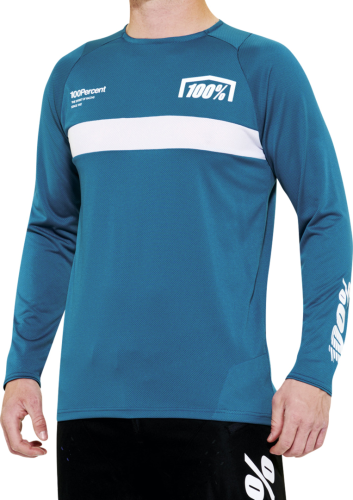 100percent R-CORE Long Sleeve Jersey Gulf S