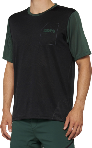 100percent Jersey Ridecamp forest green S