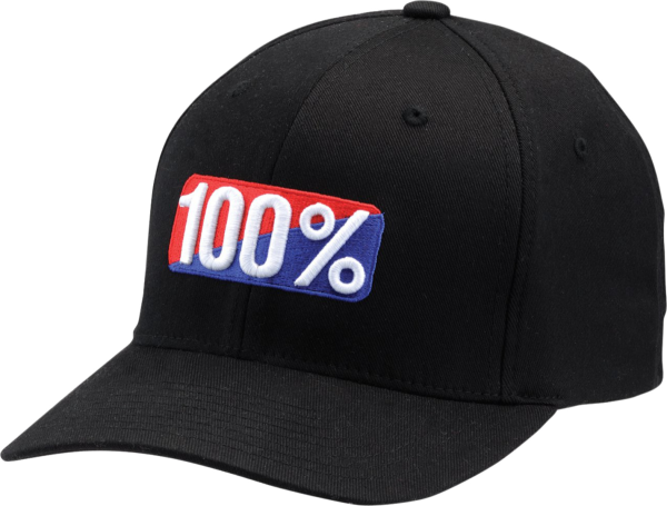 100percent Hut Classic x-fit flex schwarz LXL