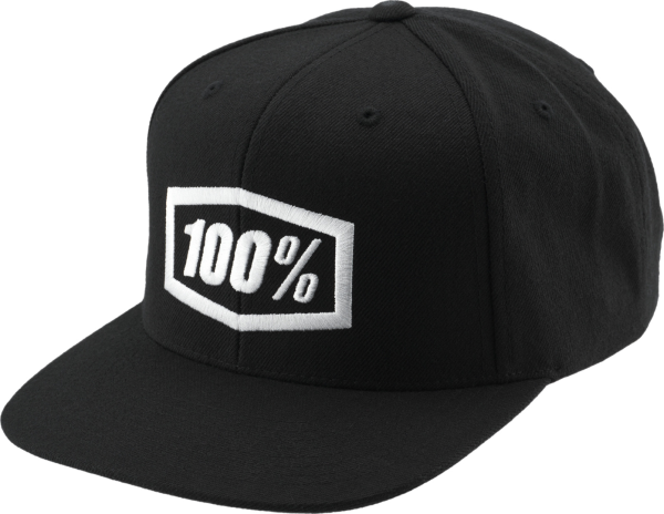 100percent Hut Icon Snapback schwarz