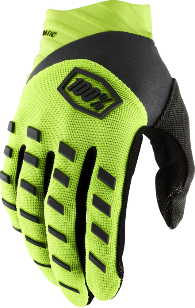100percent Airmatic Gloves - Fluo Yellow M