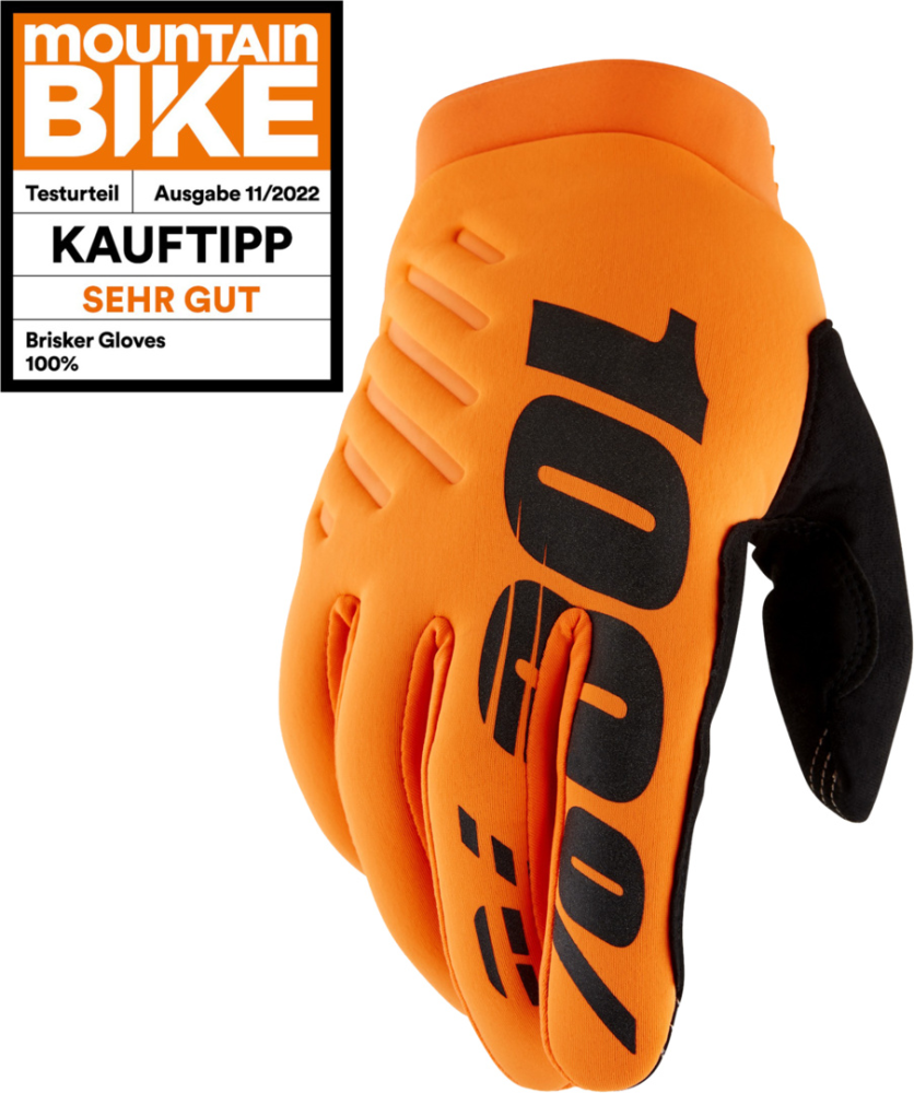 100percent Handschuhe Brisker orange XL