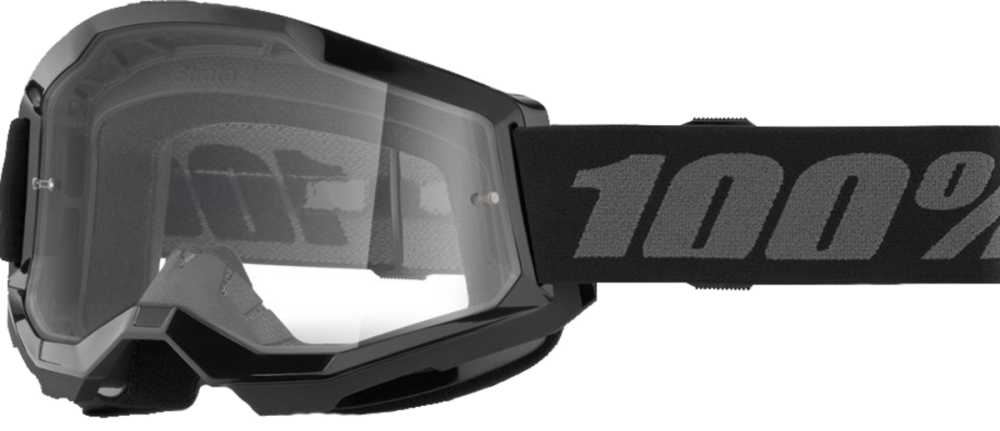 100percent STRATA 2 Goggle Black - Clear Lens