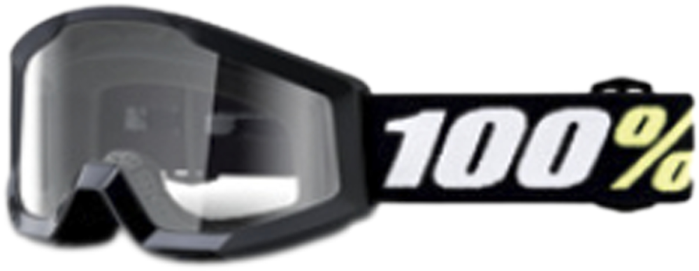 100percent 100% Strata Mini Goggle Black - Clear Lens