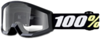 100percent 100% Strata Mini Goggle Black - Clear Lens