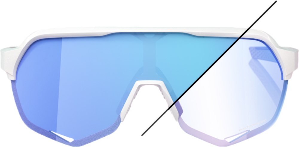 100percent S2 LE - Bastille - Blue Mirror Photochromic