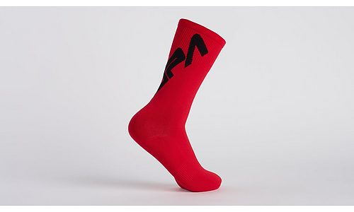 Detailed Picture of TAGGED SOCK BLK/RED S