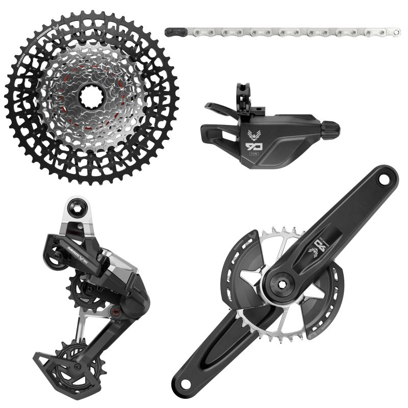 SRAM Eagle 90 T-Type Groupset 165 32Z RD, Trigger, Kette, Kassette
