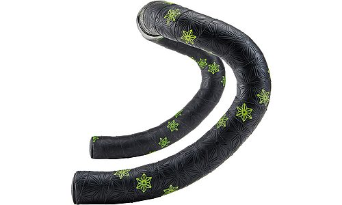 Detailed Picture of SUPER STICKY KUSH TAPE GALAXY NEON YEL PRINT/ANO BLK PLUGS