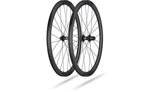 Detailed Picture of C 38 DISC WHEELSET SATIN CARBON/BLK