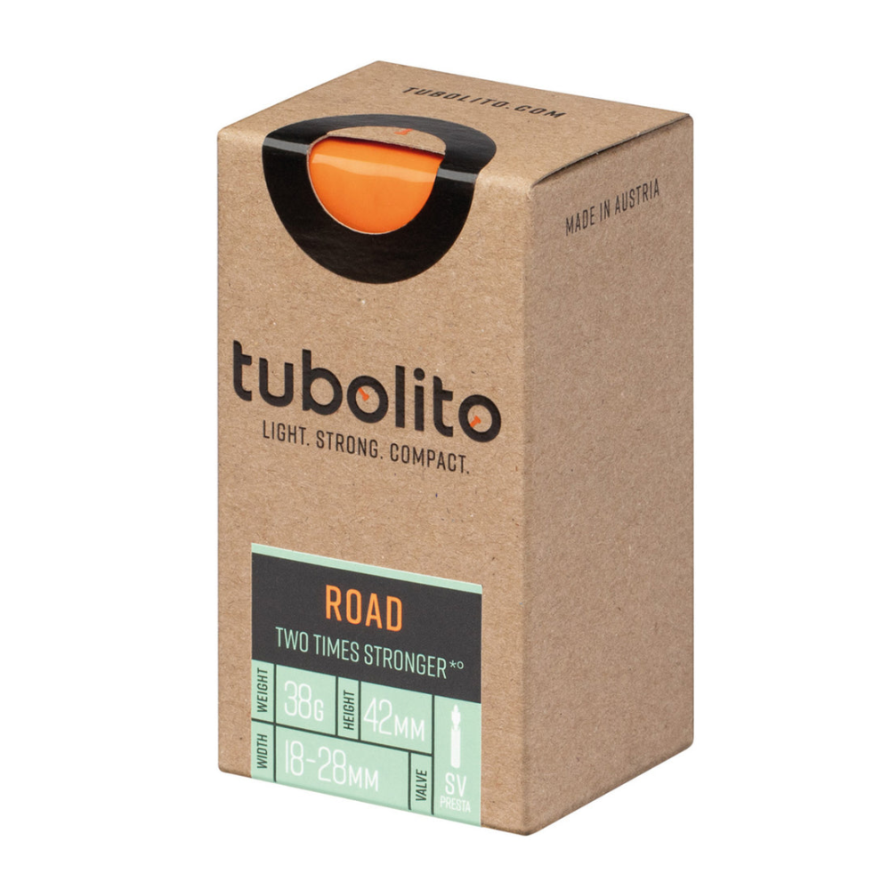 Tubolito Tubo Road 700C TPU Schlauch SV 60mm schwarz 18-32mm