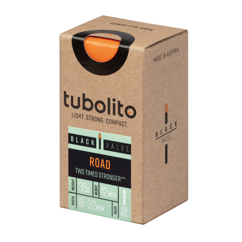 Tubolito Tubo Road 700C TPU Schlauch SV 60mm schwarz 18-32mm