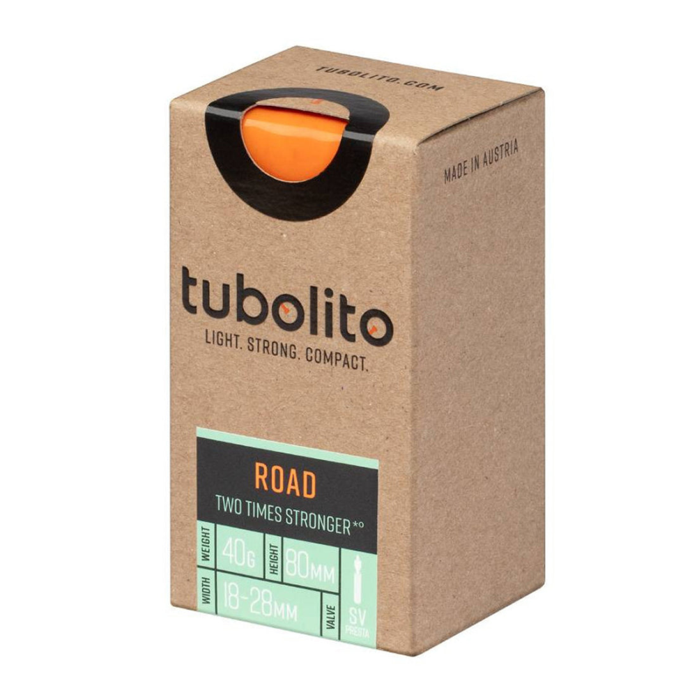 Tubolito Tubo Road 700C TPU Schlauch SV 80mm orange 18-32mm