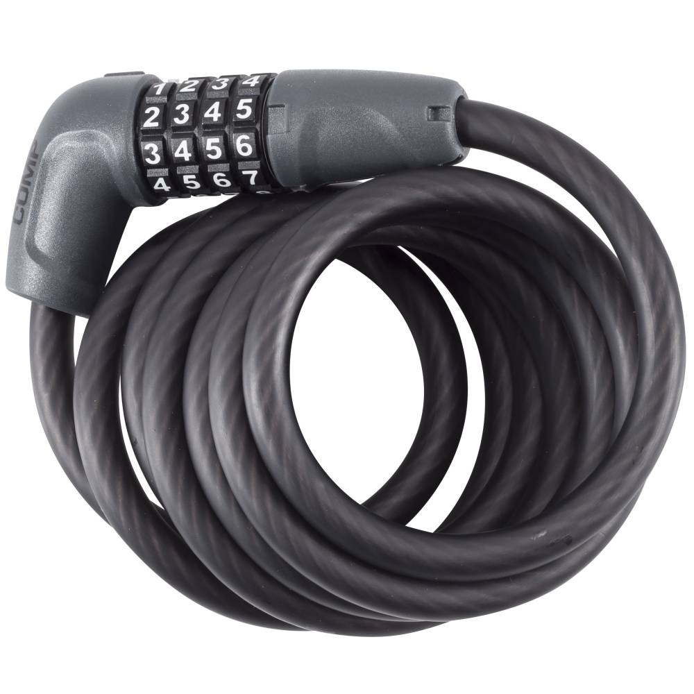 BONTRAGER Schloss BNT Comp Combo Kabel 10mm x 180cm Black