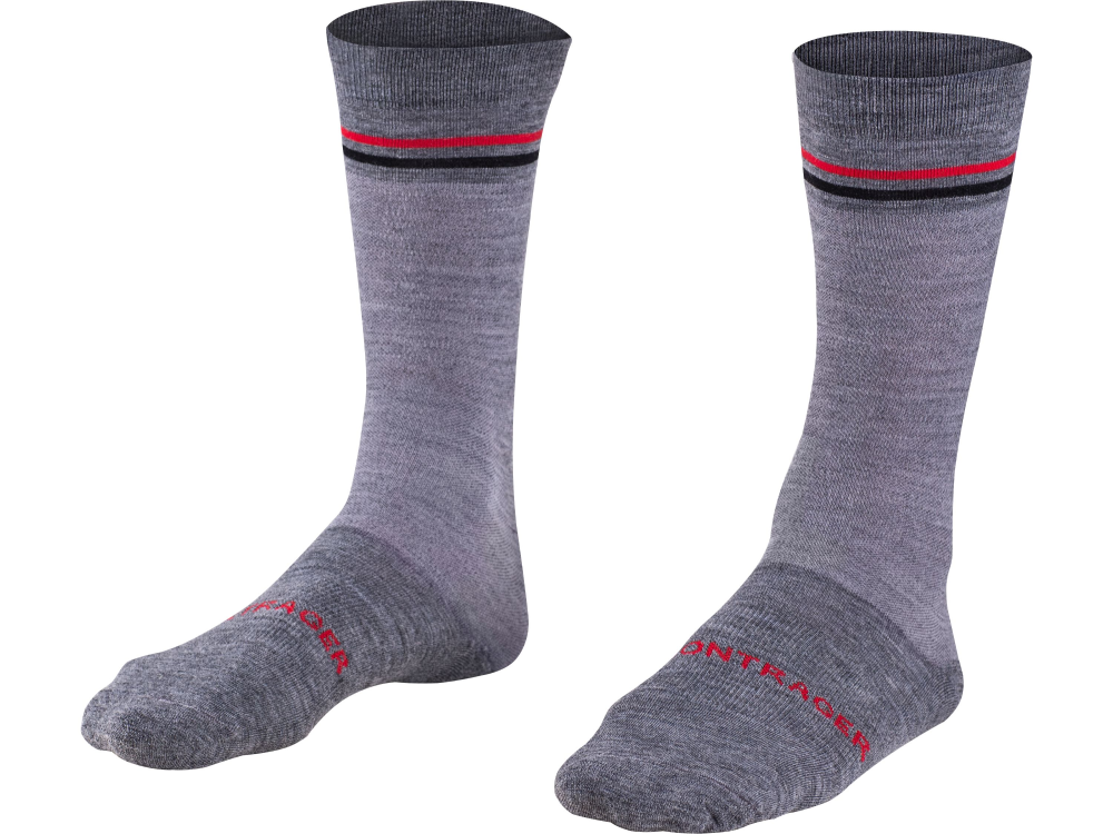 BONTRAGER Sock Thermal Wool Crew Small (37-39) Dark Grey