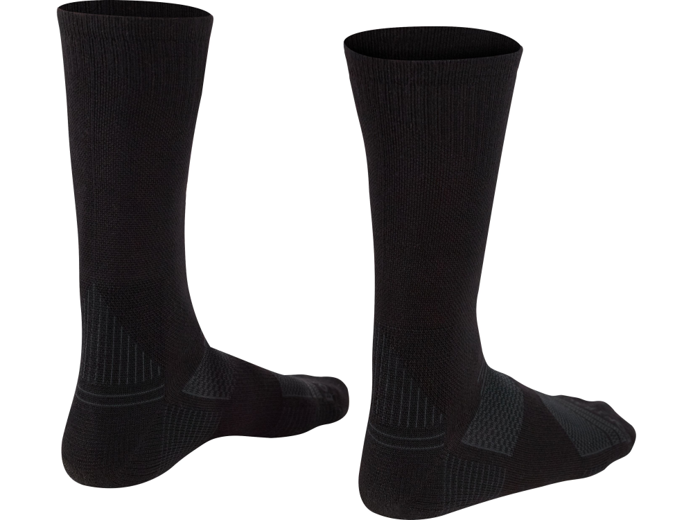 BONTRAGER Socke Race Merinowolle Crew L (41-43) Black