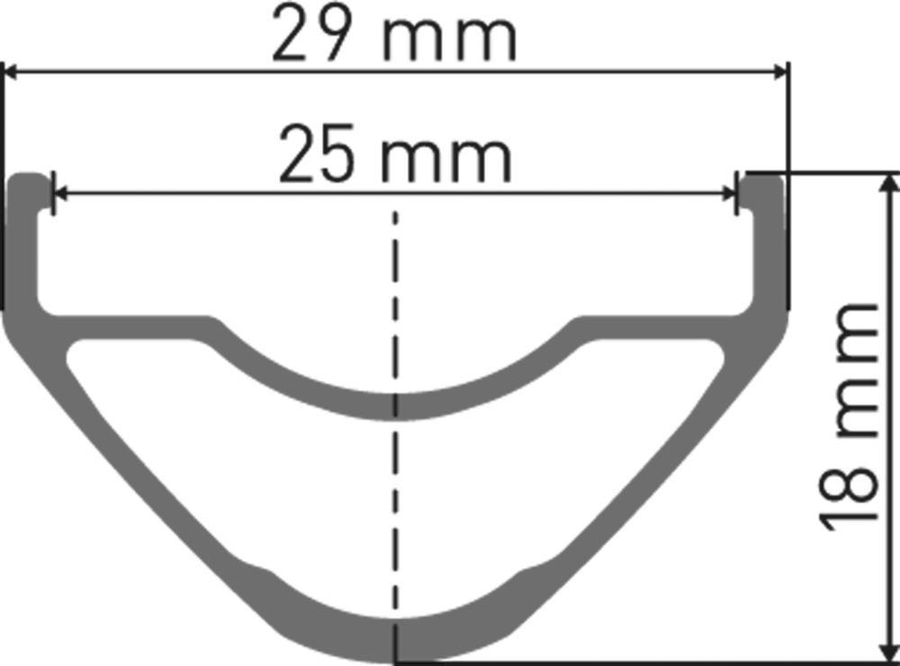 DT Swiss XR 1700 SPLINE Laufrad 29" CL 25 15/110mm