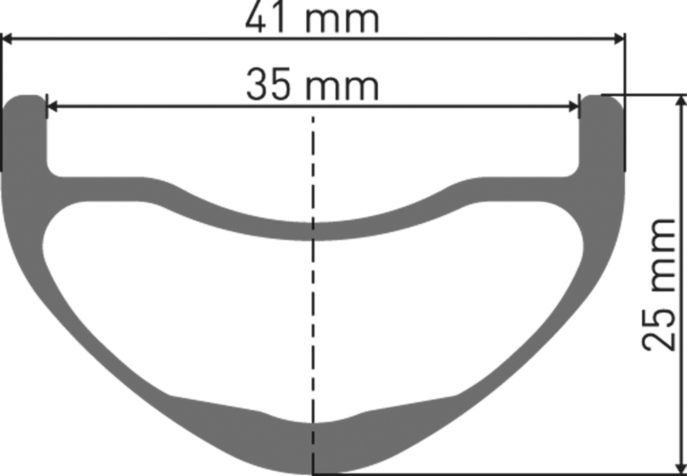 DT Swiss EXC 1200 SPLINE Laufrad 27.5" CL 35 110/15mm