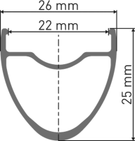 DT Swiss ER 1400 DICUT Laufrad 700C CL 25 142/12mm HG XDR