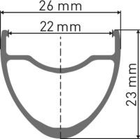 DT Swiss C 1800 SPLINE Laufrad 700C CL 23 142/12mm XDR