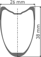 DT Swiss CRC 1100 SPLINE Laufrad T 700C CL 38 142/12mm HG XDR