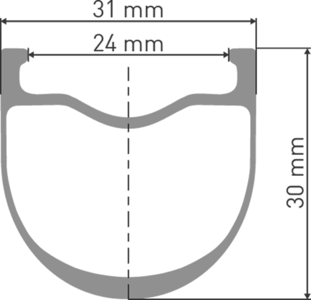 DT Swiss GRC 1400 DICUT Laufrad 700C CL 30 142/12mm MS