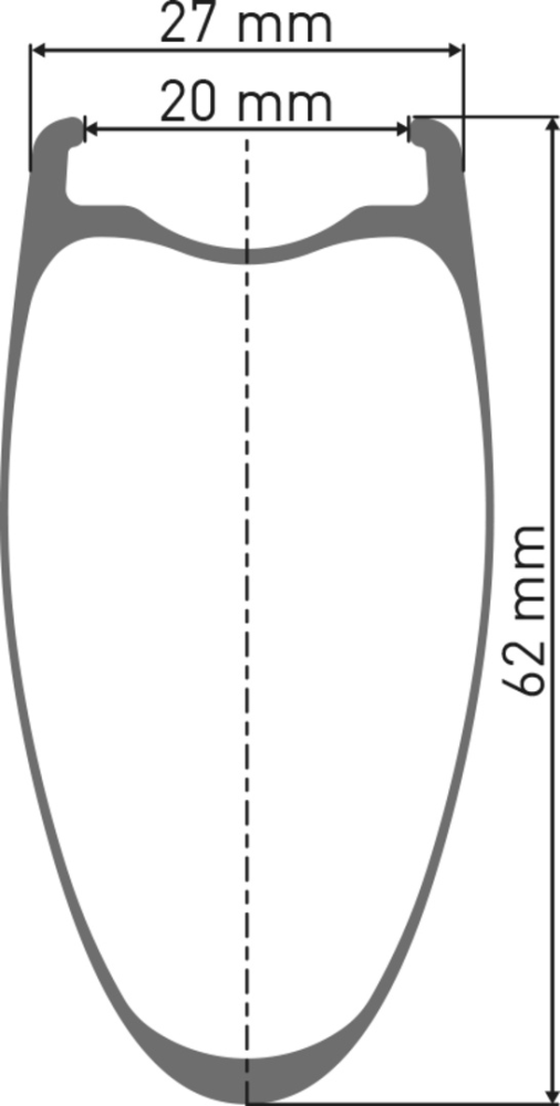 DT Swiss TRC 1400 DICUT Rad 700c 62 120mm