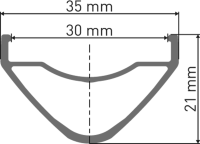 DT Swiss HX 1700 SPLINE LS Laufrad 29" CL 30 148/12mm XD
