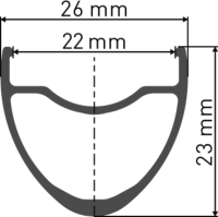 DT Swiss HE 1800 SPLINE Laufrad 700c CL 23 142/12mm XDR