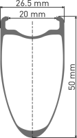 DT Swiss ARC 1400 DICUT Laufrad 700c CL 50 100/12mm WTS