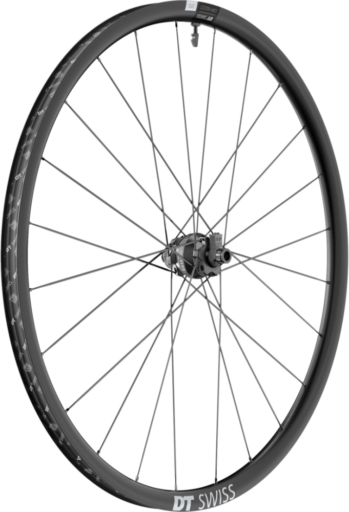 DT Swiss GR 1600 SPLINE Laufrad 700c CL 25 100/12mm Dynamo