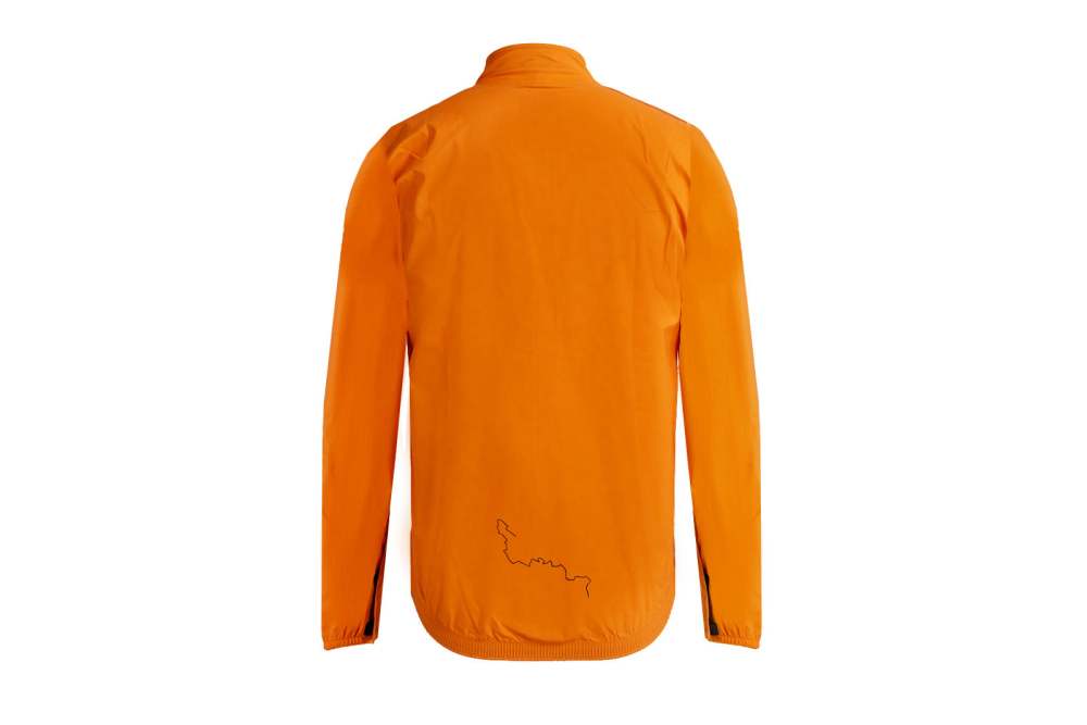 Albion Cycling Men's All Road Pertex® Shield Rain Jacket (Orange)