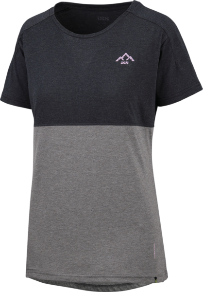 IXS Kids Flow Mountain Tech Tee schwarz-graphite K