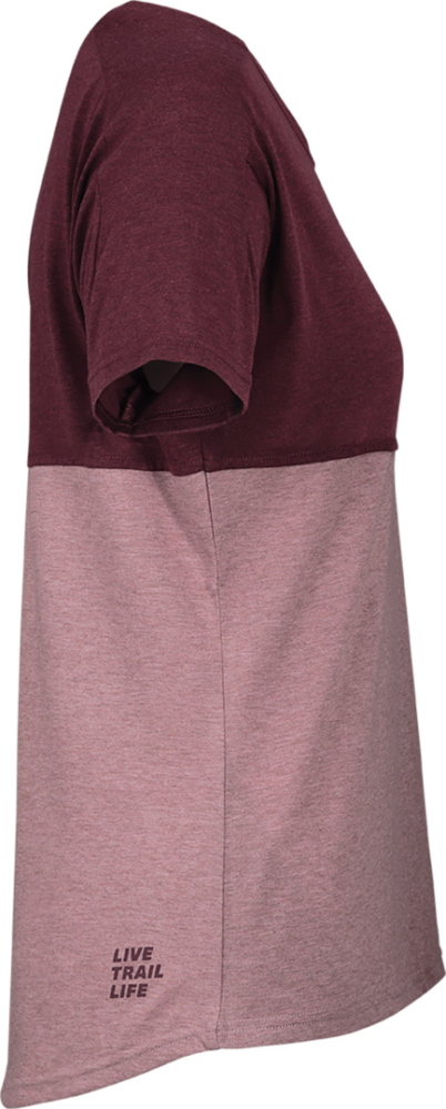 IXS Kids Flow Mountain Tech Tee taupe-raisin KS