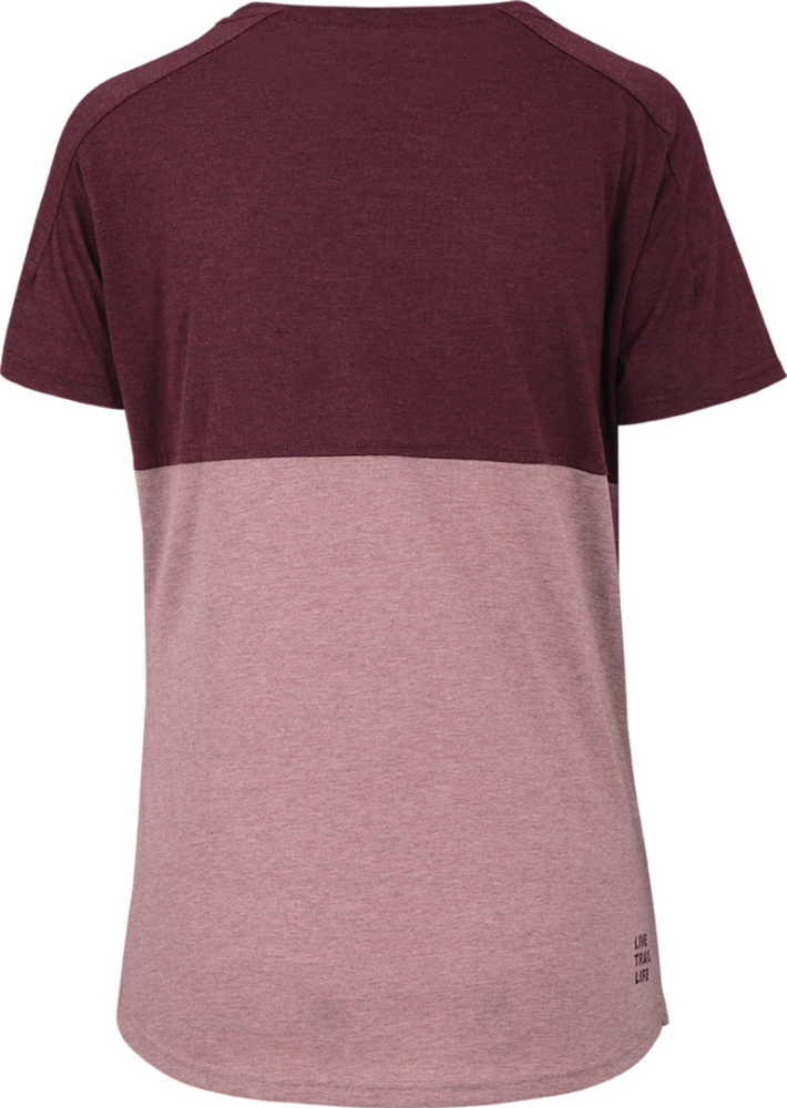 IXS Kids Flow Mountain Tech Tee taupe-raisin KS