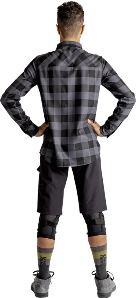 IXS Carve Digger Shirt graphit-schwarz XXL