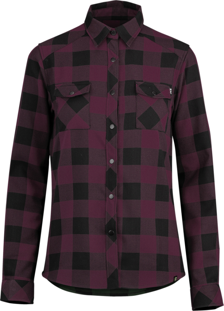 IXS Women's Carve Digger Shirt raisin-schwarz 40