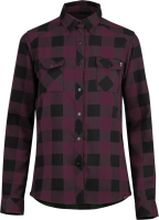 IXS Women's Carve Digger Shirt raisin-schwarz 40