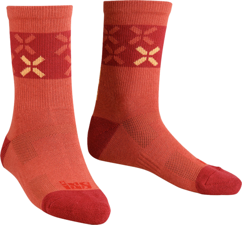 IXS Socken 2.0 mars-dark red S
