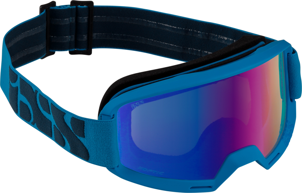 IXS Goggle Hack Rennblau OS