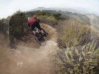 IXS Goggle Hack Rennblau OS