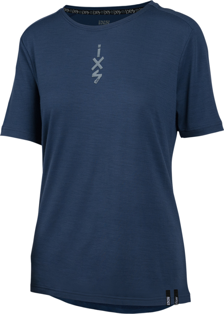 IXS Damen Flow Merino Jersey marine 40