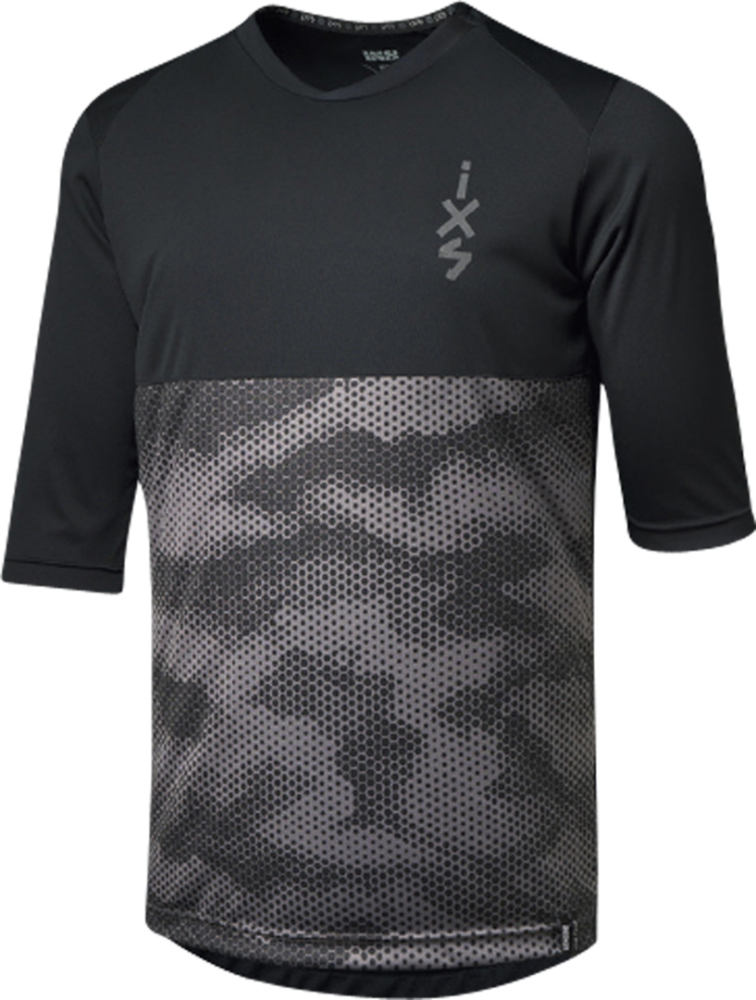 IXS Carve 1.0 3/4 Jersey schwarz-graphit S