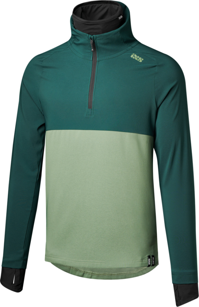 IXS Carve 1.0 Hooded Jersey duckgreen-sage L