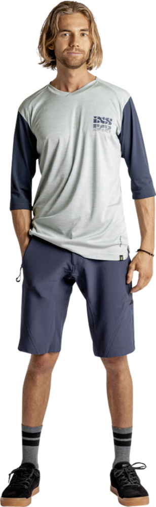 IXS Carve X Jersey jade-solid marine XXL