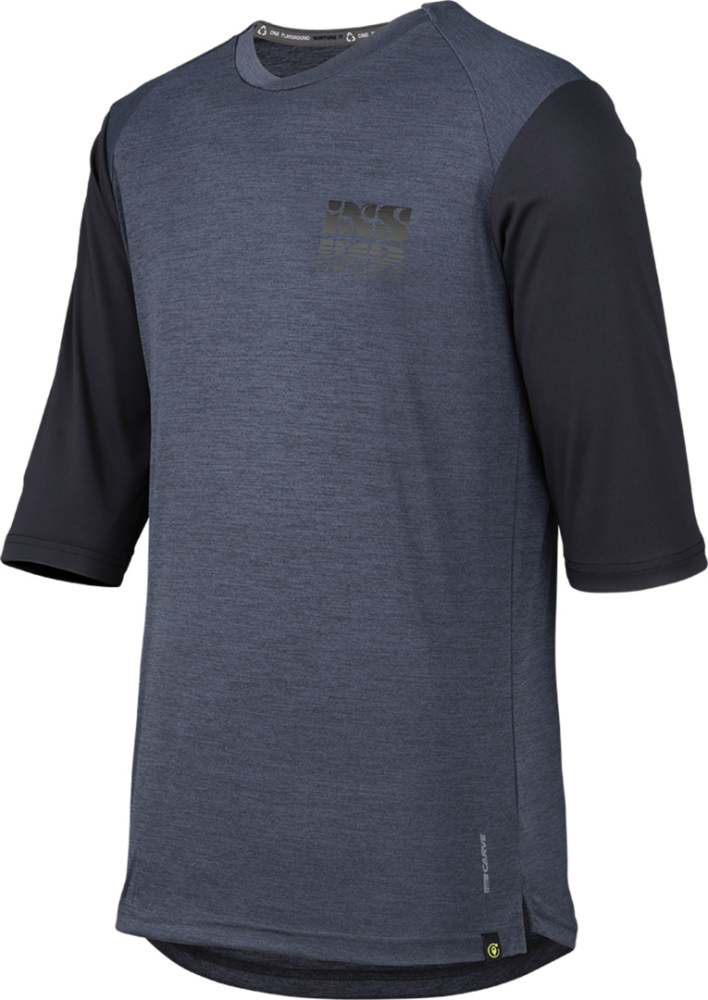 IXS Carve X Jersey schwarz-solid schwarz XL