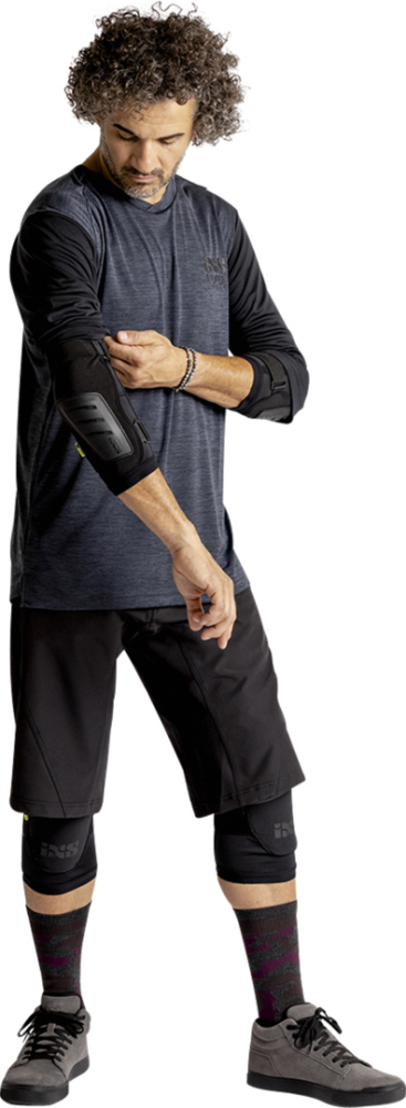 IXS Carve X Jersey schwarz-solid schwarz XL