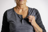 IXS Women's Carve X 3/4 Henley graphit-solid schwarz 34